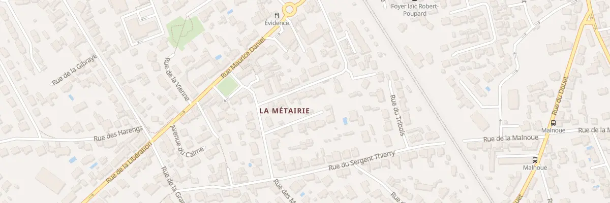 Plan du 21 Rue de la Métairie à Saint-Sébastien-sur-Loire