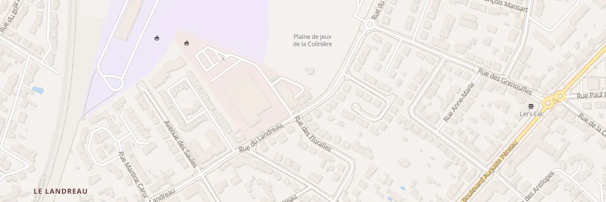 Plan du 117 Rue du Landreau à Nantes
