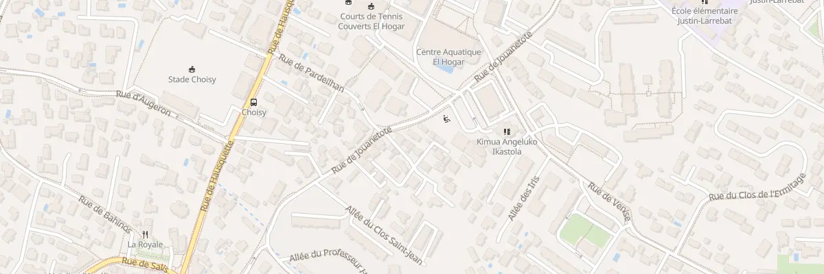 Plan du 48 Rue de Jouanetote à Anglet