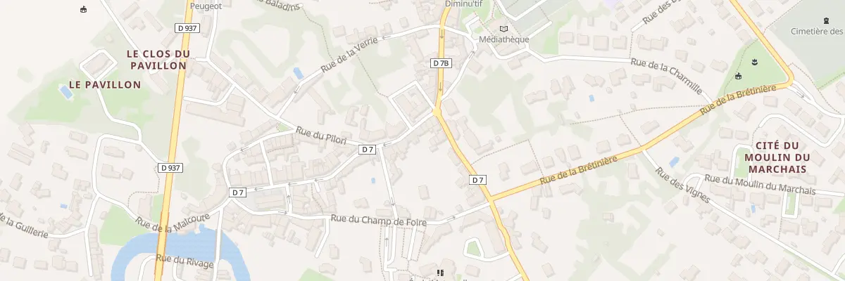 Plan du 19 Gr Grande Rue à Rocheservière