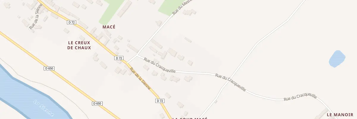Plan du 9 Rue de Cracqueville à Heugueville-sur-Sienne