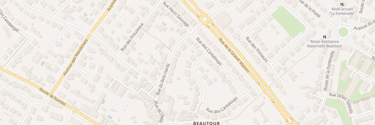 Plan du 58 Rue des Cantaloups à Vertou