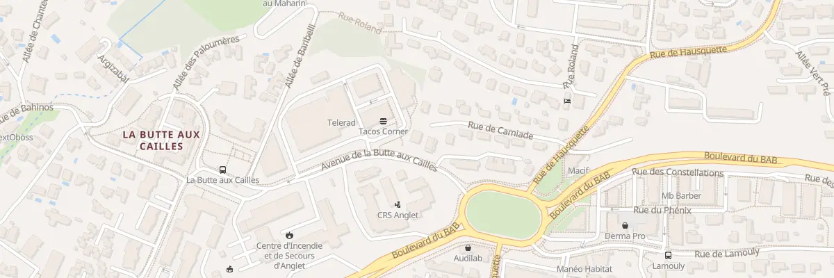 Plan du 15 Rue de Camiade à Anglet