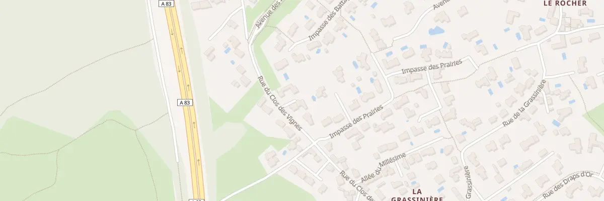 Plan du 4 Rue du Clos des Vignes à Vertou