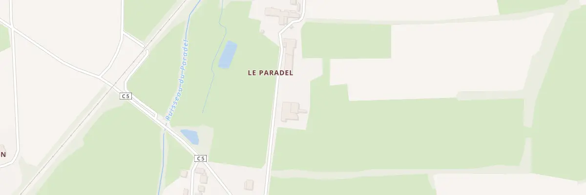 Plan du 10 Le Paradel à Abbaretz