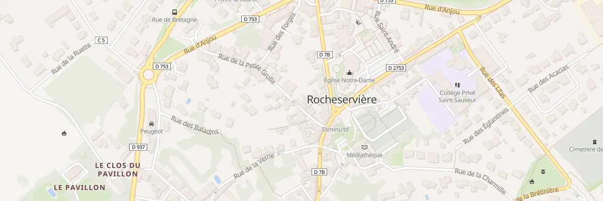 Plan du 6 Rue de la petite grolle à Rocheservière