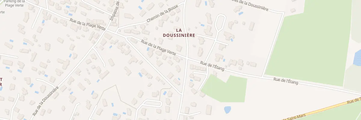 Plan du 1 Rue de la Plage Verte à Sucé-sur-Erdre