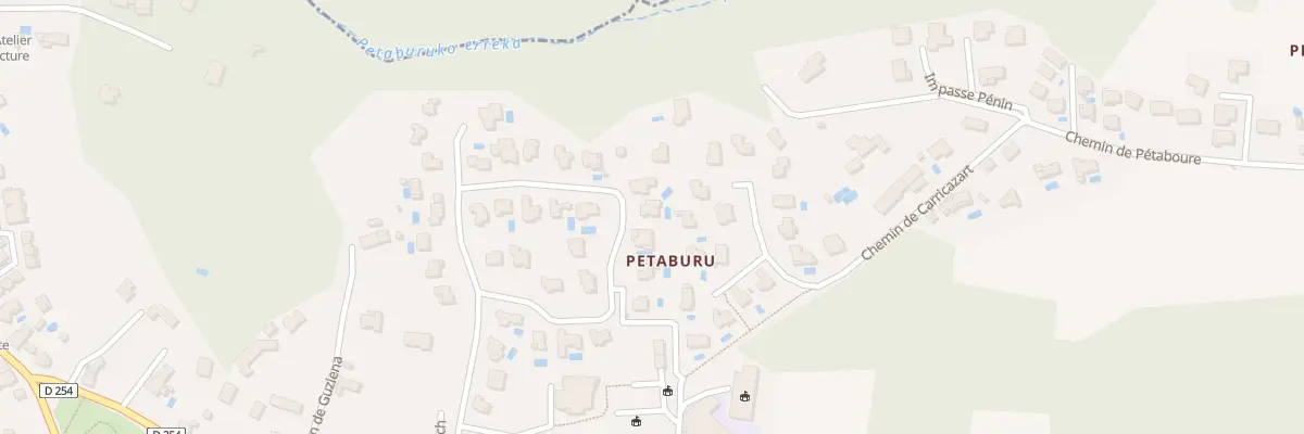 Plan du 449 Che de Mendixka à Bassussarry