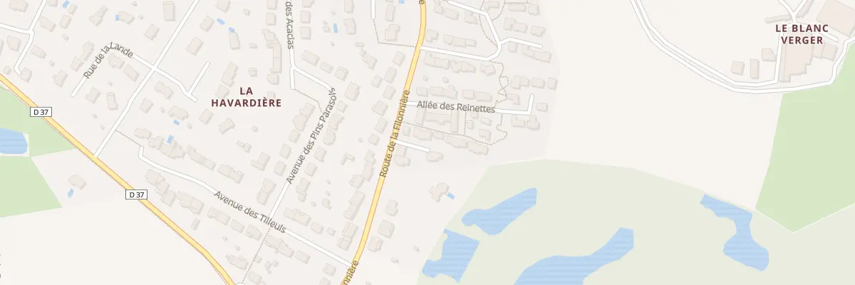 Plan du 36 Ven des Reines Claudes à Sucé-sur-Erdre