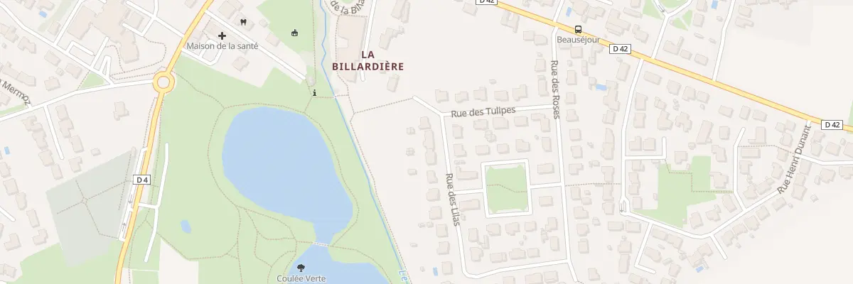 Plan du 6 Rue des lilas à Venansault