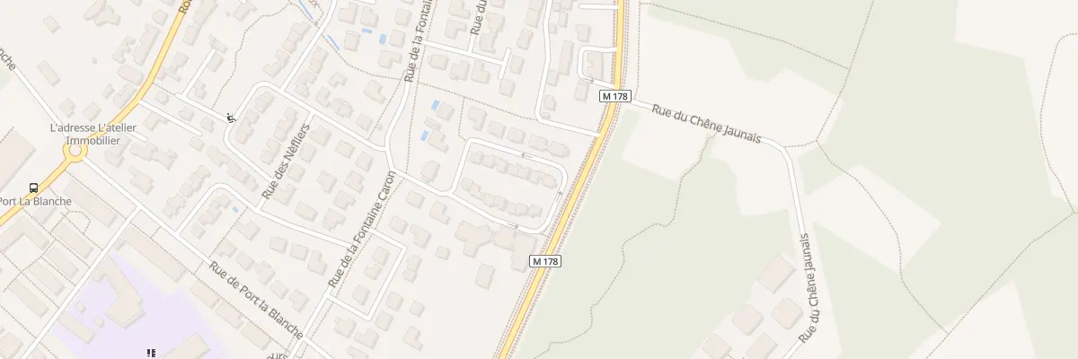 Plan du 16 Rue des Avocatiers à Nantes
