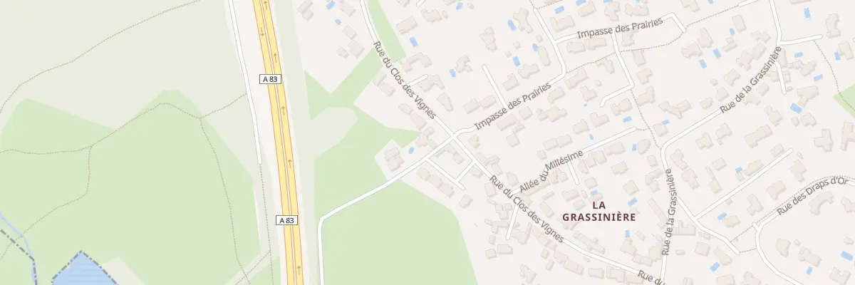 Plan du 11 Rue du Clos des Vignes à Vertou