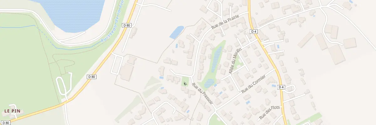Plan du 12 Rue de la prairie à Aubigny-Les Clouzeaux