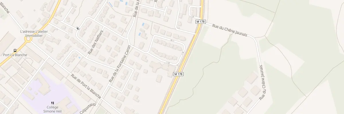 Plan du 22 Rue des Avocatiers à Nantes