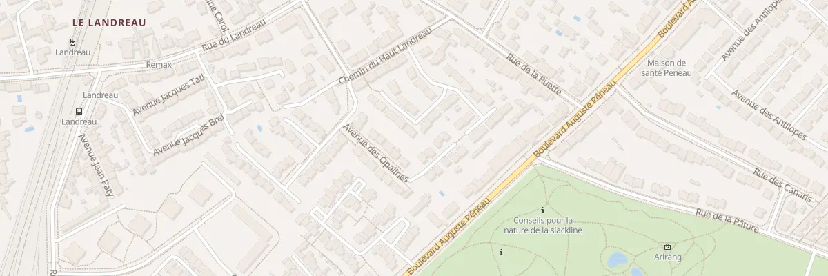 Plan du 7 Av de l’Hermine à Nantes