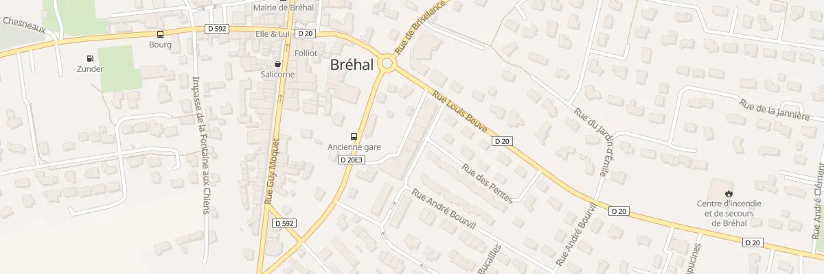 Plan du 2B Rue Louis Beuve à Bréhal