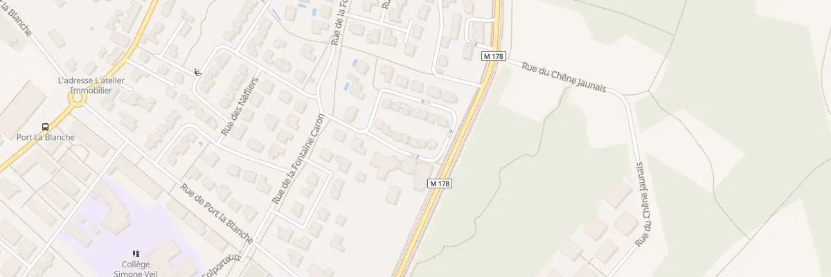 Plan du 24 Rue des Avocatiers à Nantes