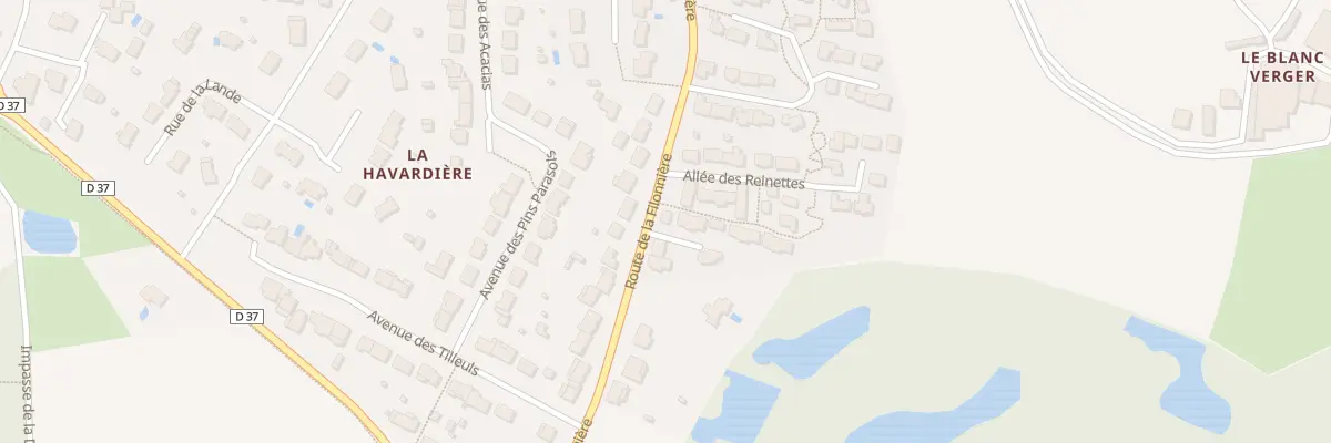 Plan du 8 Ven des Reines Claudes à Sucé-sur-Erdre