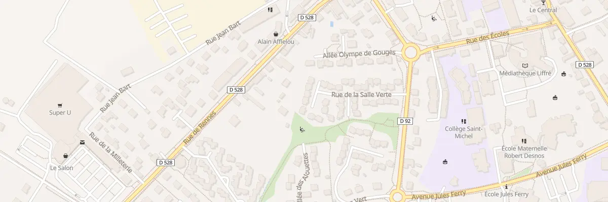 Plan du 32 Rue de la salle verte à Liffré