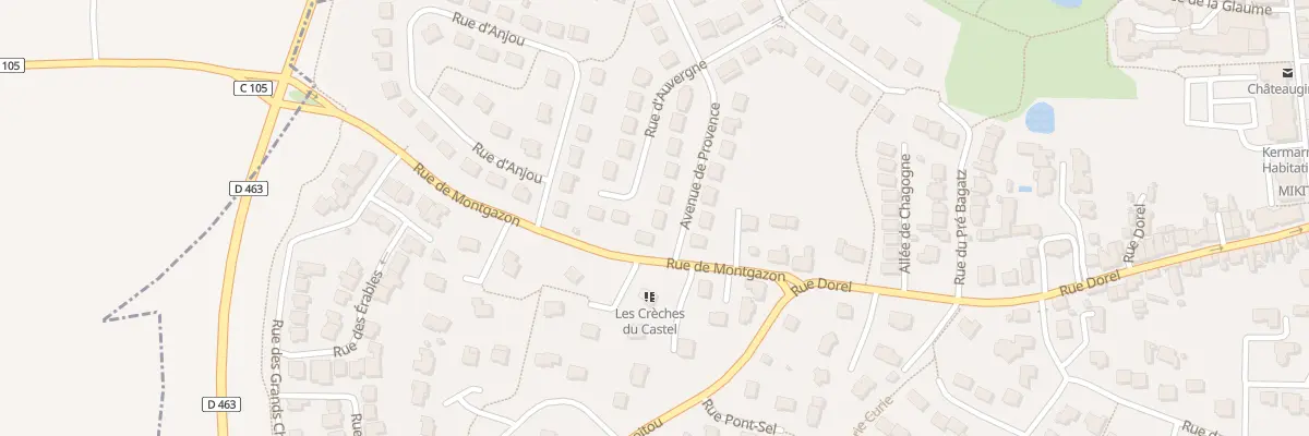 Plan du 3 Av de Provence à Châteaugiron