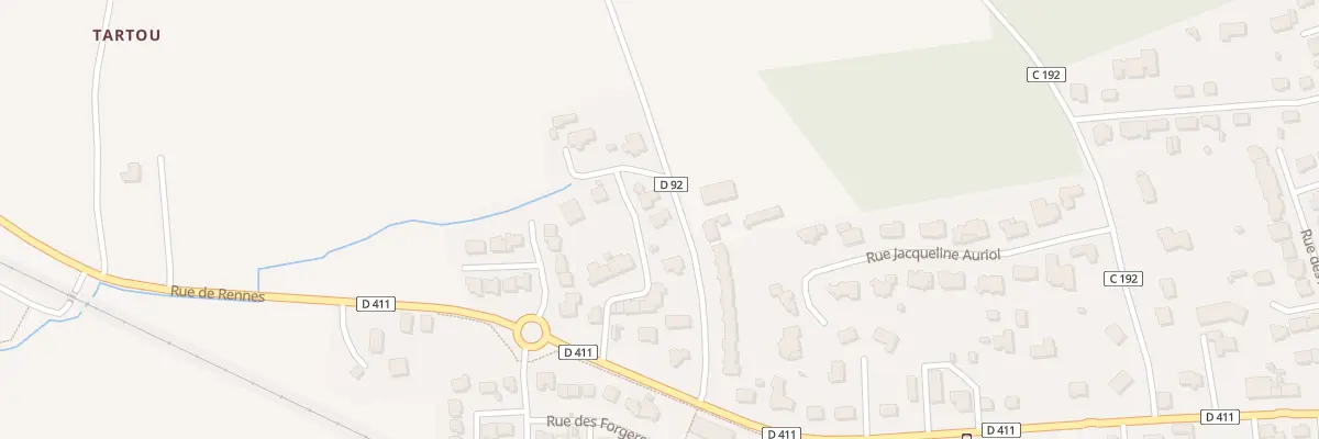 Plan du 6 Rue de la Fontaine à Janzé