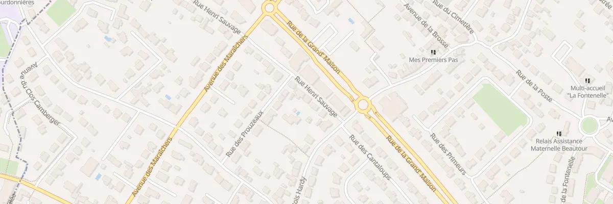 Plan du 7 Rue Henri Sauvage à Vertou