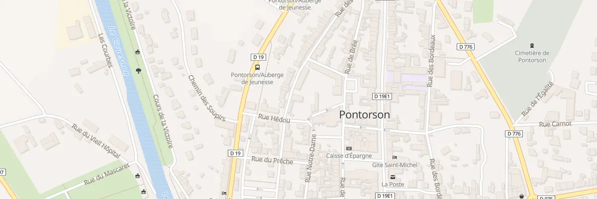 Plan du 9001 Rue de Bree - Pontorson à La Haye-Pesnel