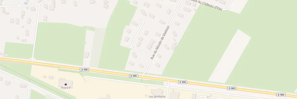 Plan du 50 Rte de Mathon à Lessay