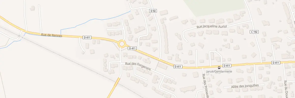 Plan du 48 Rue de Rennes à Janzé