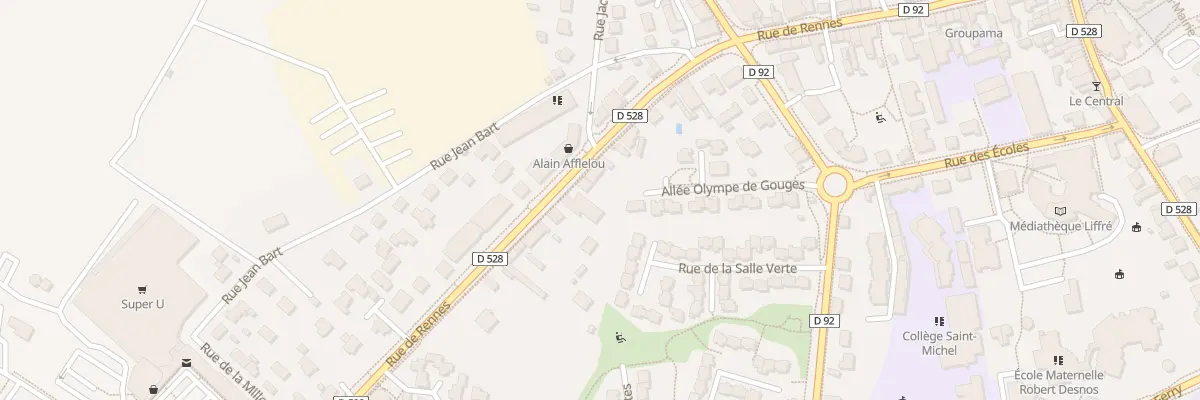 Plan du 63 Rue de rennes à Liffré