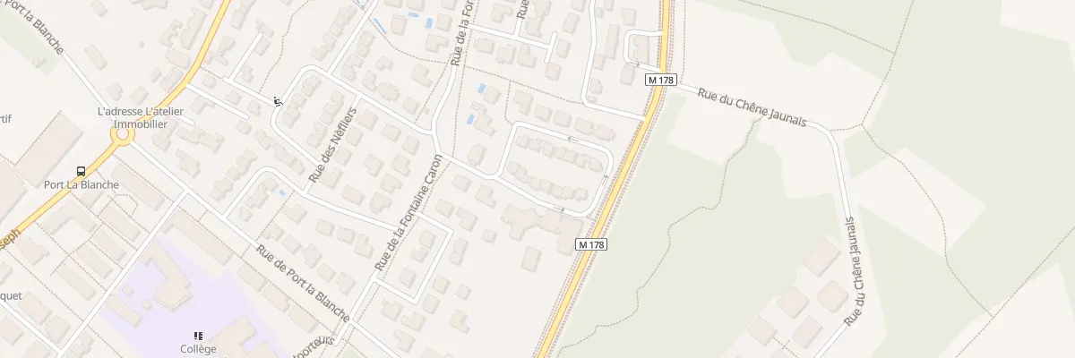 Plan du 28 Rue des Avocatiers à Nantes