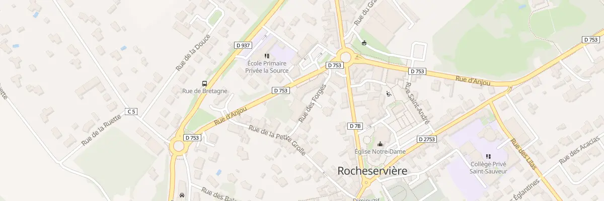 Plan du 4 Rue des forges à Rocheservière