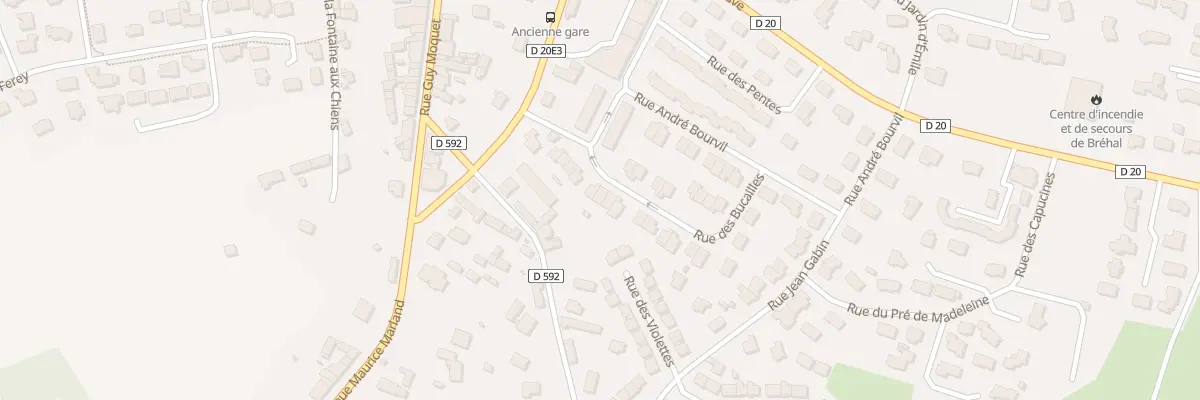 Plan du 12 Rue des Bucailles à Bréhal