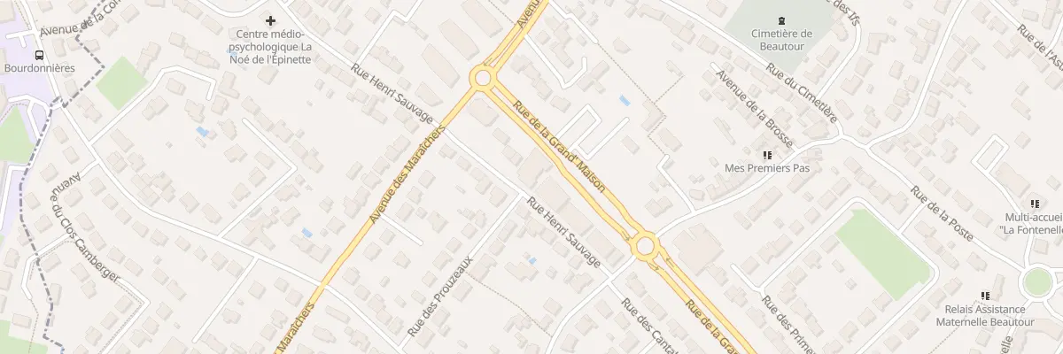 Plan du 14 Rue Henri Sauvage à Vertou