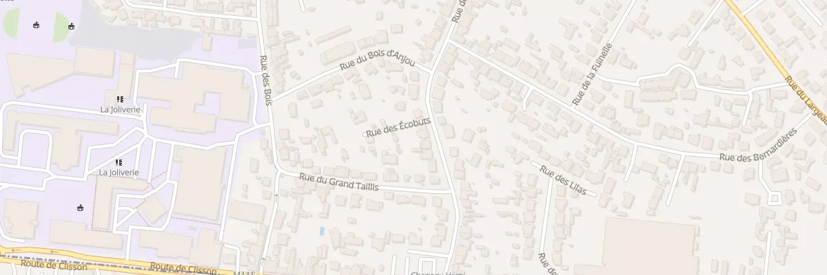 Plan du 11 Rue des Ecobuts à Saint-Sébastien-sur-Loire
