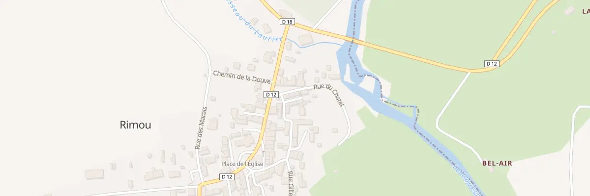 Plan du 6 Rue du Chatel à Rimou