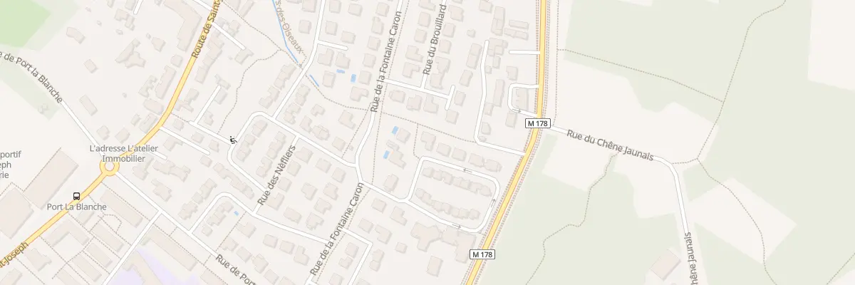 Plan du 7 Rue des Avocatiers à Nantes