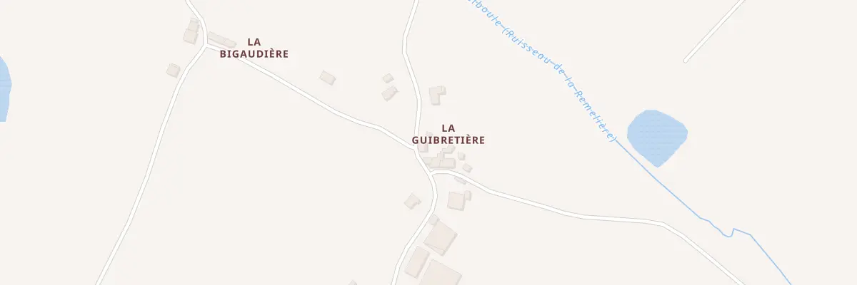 Plan du 5296 La Guibretière à Nieul-le-Dolent