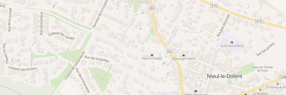 Plan du 6 Rue de la Poste à Nieul-le-Dolent