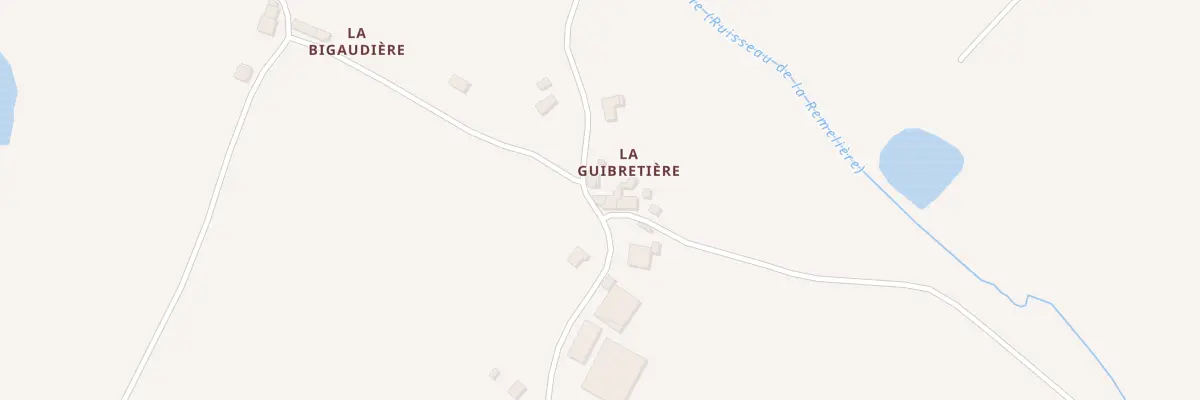 Plan du 5547 La Guibretière à Nieul-le-Dolent