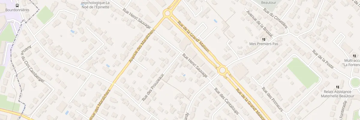 Plan du 9 Rue Henri Sauvage à Vertou