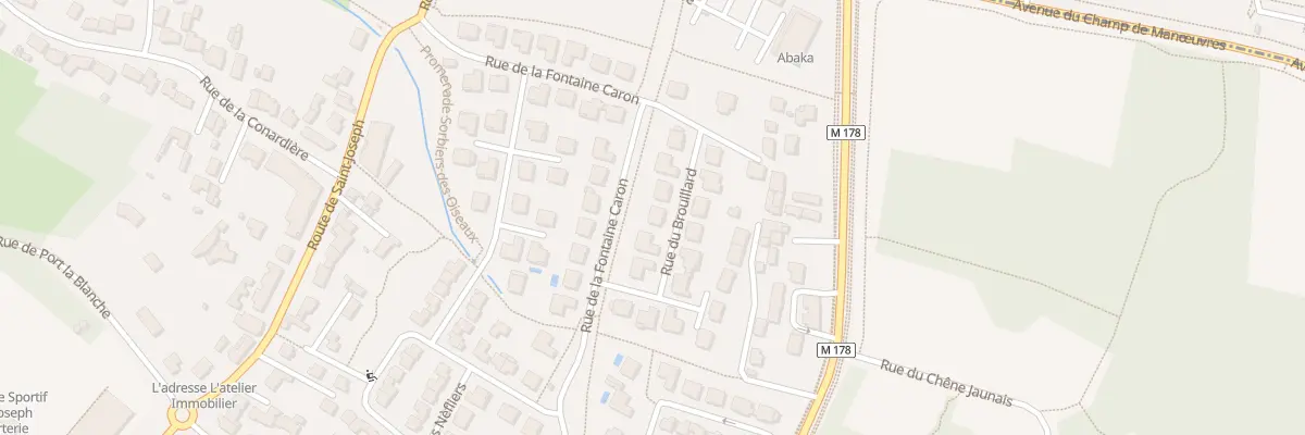 Plan du 8 Rue du Brouillard à Nantes
