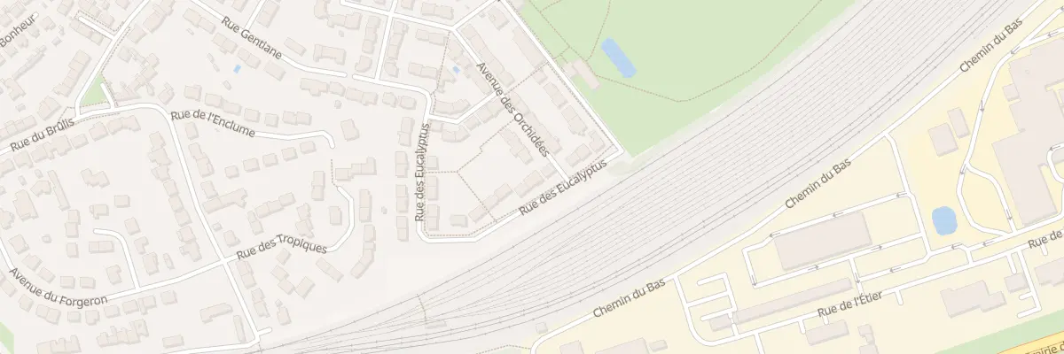 Plan du 10 Av des Eucalyptus à Nantes