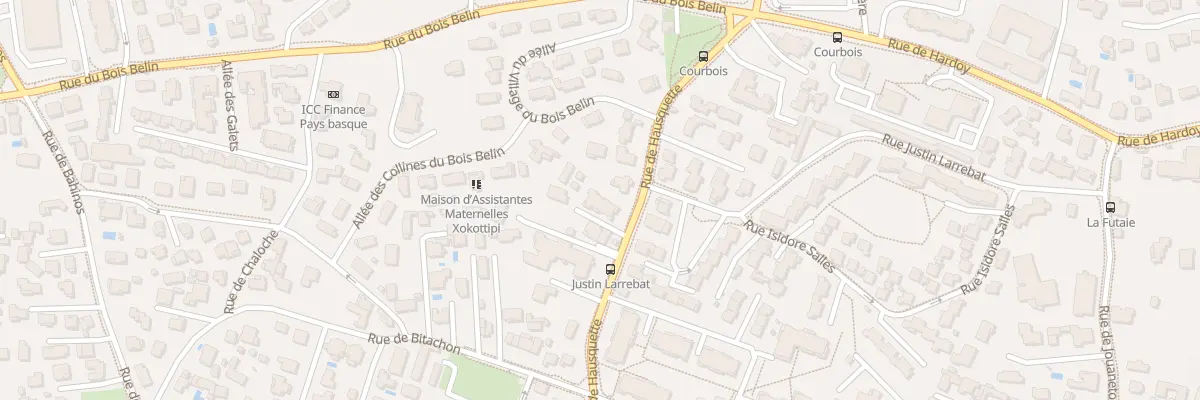 Plan du 59 Rue de Hausquette à Anglet