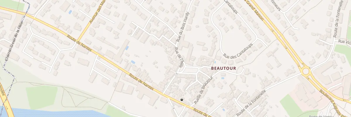 Plan du 33 Rue de l’Asile à Vertou