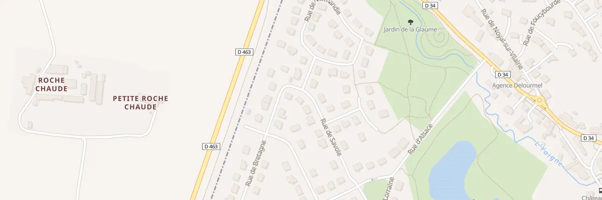 Plan du 8 Rue de Savoie à Châteaugiron