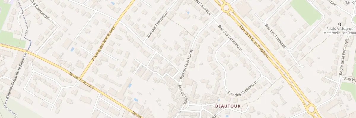 Plan du 1 Rue du Bois Hardy à Vertou
