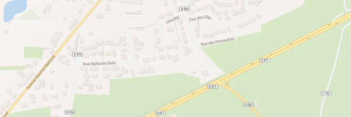 Plan du 26 Rue Alphonse Belin à Bréhal