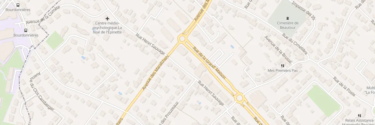Plan du 20 Rue Henri Sauvage à Vertou