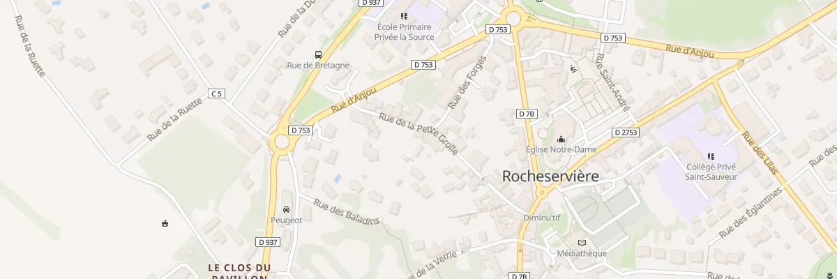 Plan du 19 Rue de la petite grolle à Rocheservière